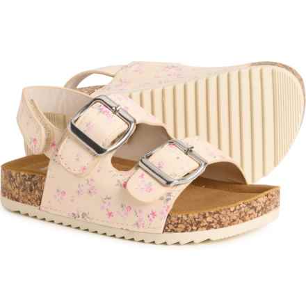MIA Toddler Girls Lil Candey Sandals in Pink Flowers