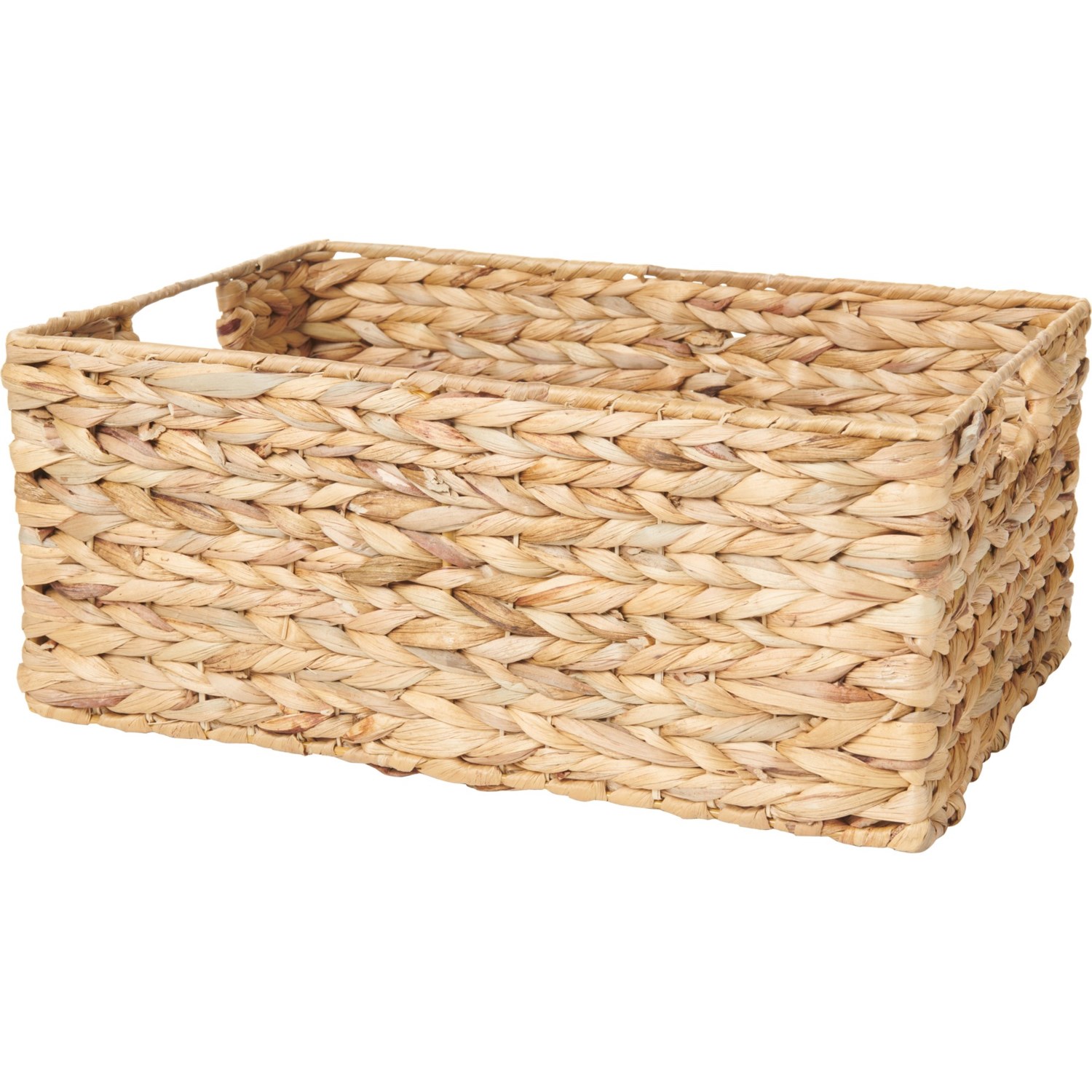 Michael Graves Medium Natural Water Hyacinth Bin 16x11.5x7” Save 27