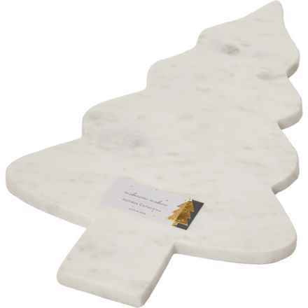 MIDWINTER MODERN Marble Tree - 15x8” in White