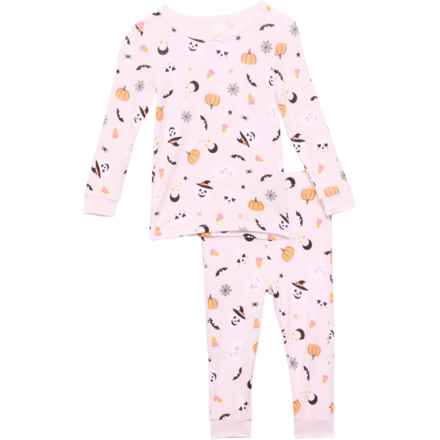 MILKBERRY Infant Girls Halloween Print Pajamas - Long Sleeve in Multi