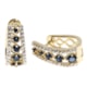 Millennium Creations Hoop Earrings - 10K Gold, Australian Sapphire