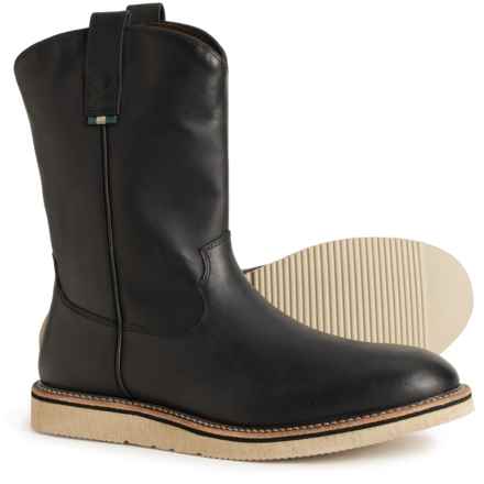 MILWAUKEE BOOT COMPANY Hartford Cowboy Boots - 9”, Round Toe (For Men) in Black