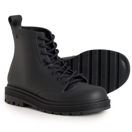 MINI MELISSA Girls Coturno Boots in Black