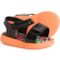 MINI MELISSA Toddler Girls Jump Sandals in Orange/Black