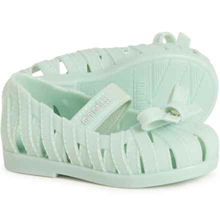 MINI MELISSA Toddler Girls Love Ballerina Flats in Glitter Green