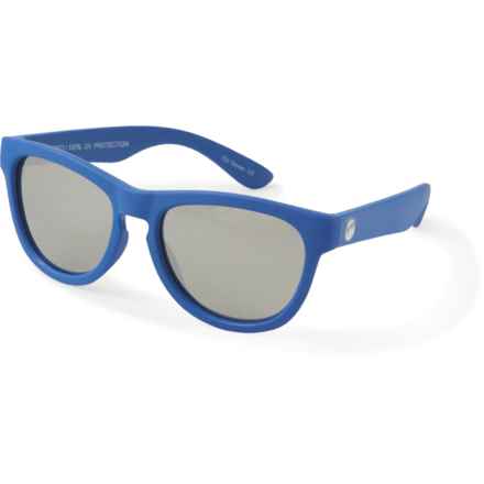 Minishades Classic Cosmic Mirror Sunglasses - Polarized Lenses (For Boys) in Blue
