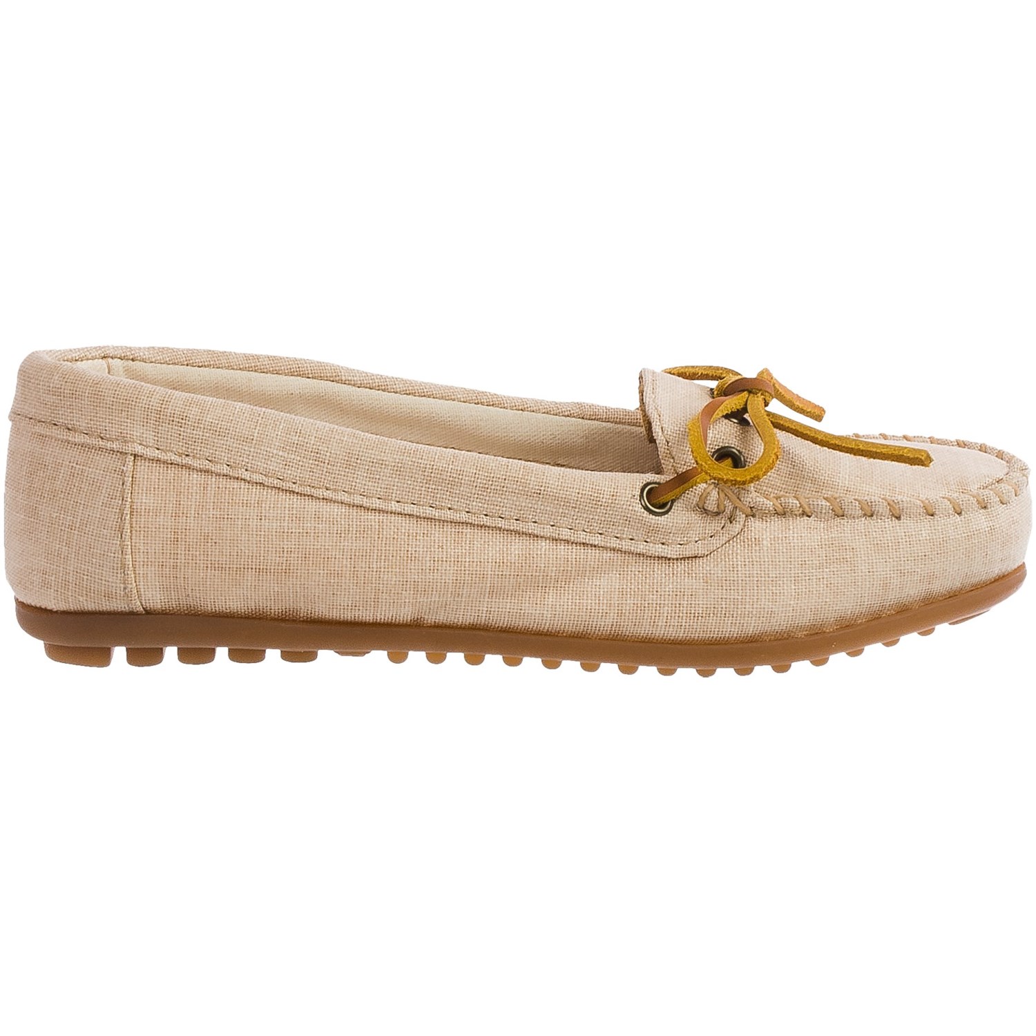 Minnetonka Canvas Moccasins (For Women) - Save 50%