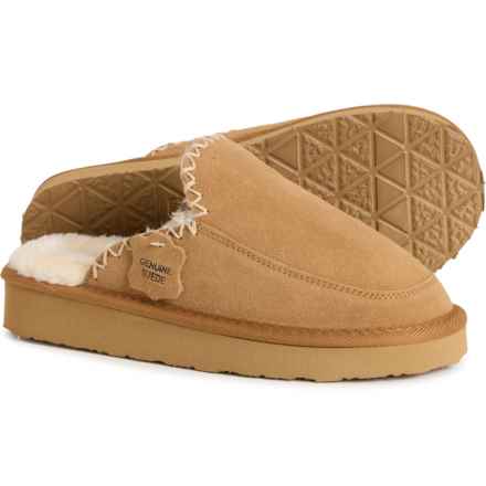 Minnetonka Java Scuff Slippers (For Women) in Cinnamon