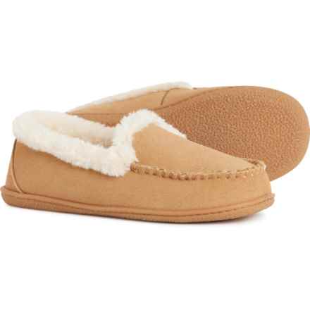 Minnetonka Val Venetian Slippers - Leather (For Women) in Cinnamon