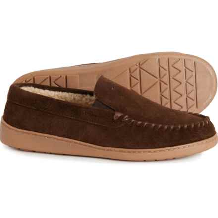 Minnetonka Vincent Venetian Slippers - Leather (For Men) in Chocolate