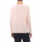 511KA_2 Minnie Rose Pink Diamond Raglan Hi-Lo Cashmere Sweater (For Women)