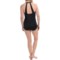 137YY_2 Miraclesuit Leaves Slender Tunic One-Piece Swimsuit (For Women and Petite Women)