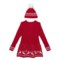 443TC_2 Miss Mona Mouse Cable-Knit Sweater Dress and Beanie Set - Long Sleeve (For Little Girls)