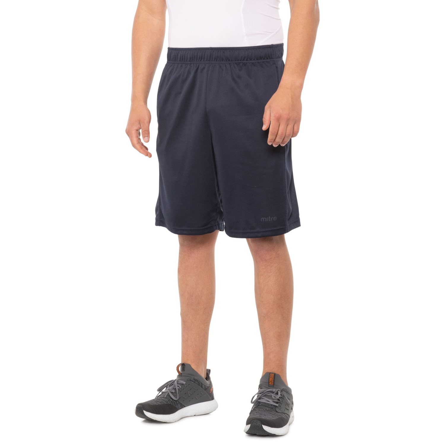 mitre Graphic Insert Mesh Shorts (For Men) - Save 50%