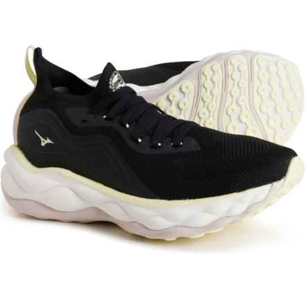 Mizuno Wave Neo Ultra Running Shoes (For Women) in Undyed Black-Starlight