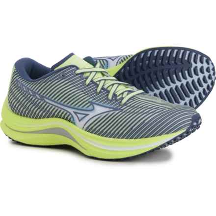 Mizuno Wave Rebellion Running Shoes (For Women) in Neo Lime