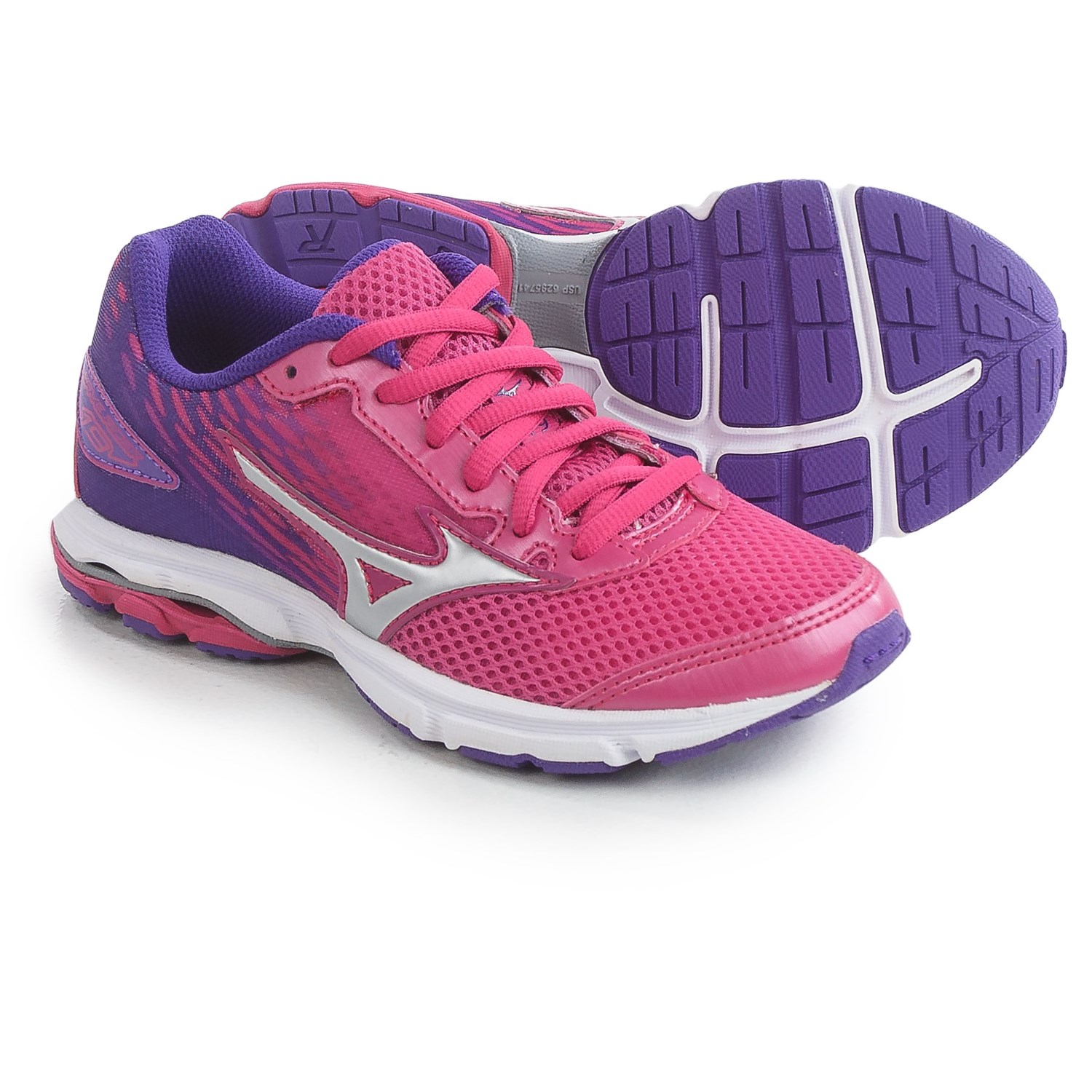 Mizuno Wave Rider 19 Running Shoes (For Little and Big Kids) - Save 64%