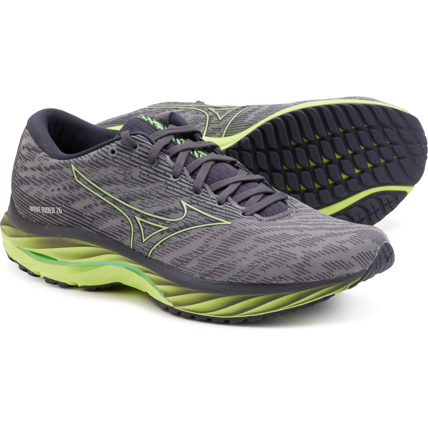 Mizuno Wave Rider 26 Running Sneakers (For Men) - Save 42%