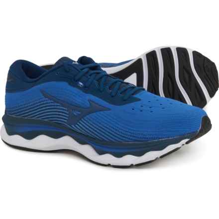 Mizuno Wave Sky 5 Running Shoes (For Men) in Imprial Blue/Gibraltor Se