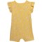 4PNPG_2 Modern Moments by Gerber Infant Girls Flutter Sleeve Romper - Short Sleeve