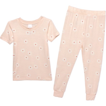 Modern Moments by Gerber Toddler Girls Daisy Pajamas - Short Sleeve in Pink/Flower