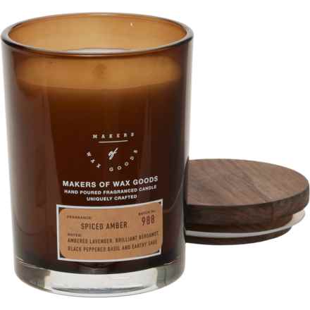 MofWG 8.8 oz. Amber Oxford Batch Spiced Amber Candle in Spiced Amber