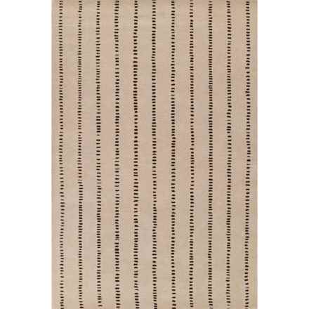 Momeni Contemporary Handwoven Wool Area Rug - 3’6”x5’6”, Ivory in Ivory