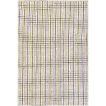 Momeni Geometric Grid Indoor-Outdoor Area Rug - 3’6”x5’6”, Green in Green