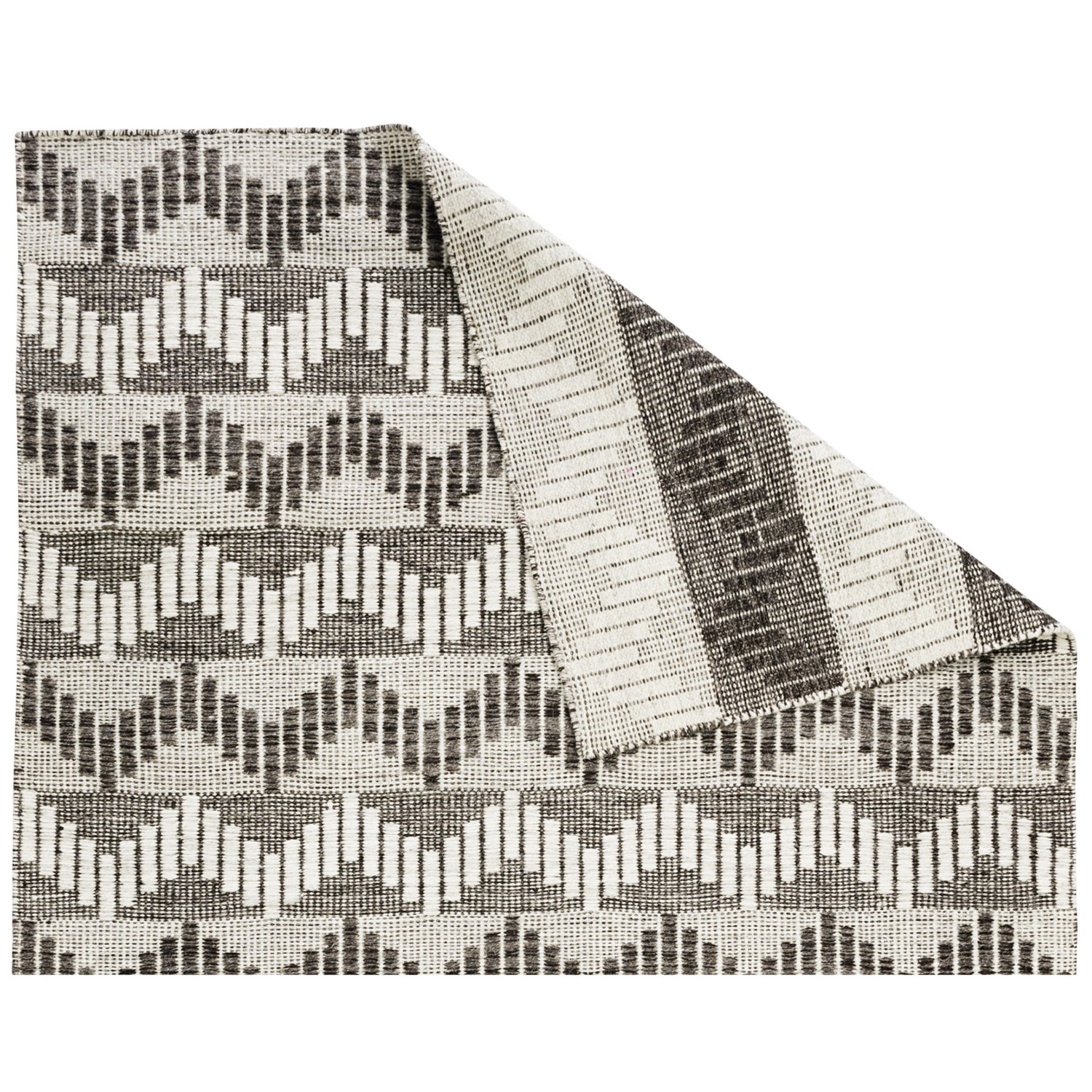 Momeni Mesa FlatWeave Natural Wool Area Rug 5x8', Reversible Save 72