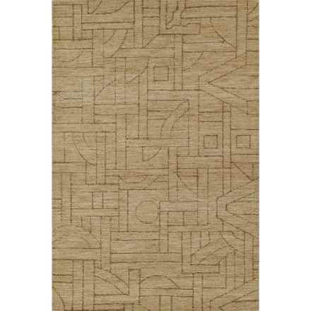 Momeni Teppe Hand-Tufted Wool Area Rug - 3’6”x5’6”, Natural in Natural