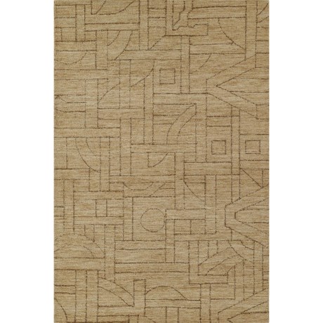 Momeni Teppe Hand-Tufted Wool Area Rug - 3’6”x5’6”, Natural in Natural