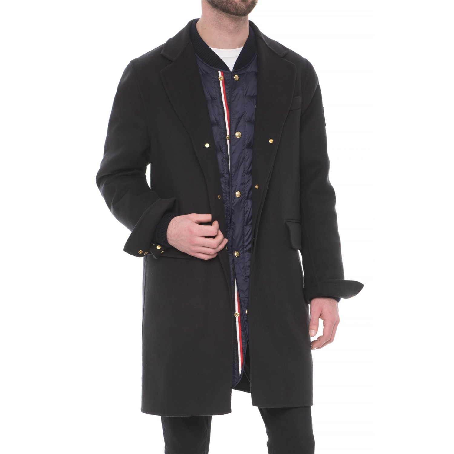 Moncler Gamme Bleu Jacket with Inner Down Jacket – Wool (For Men)