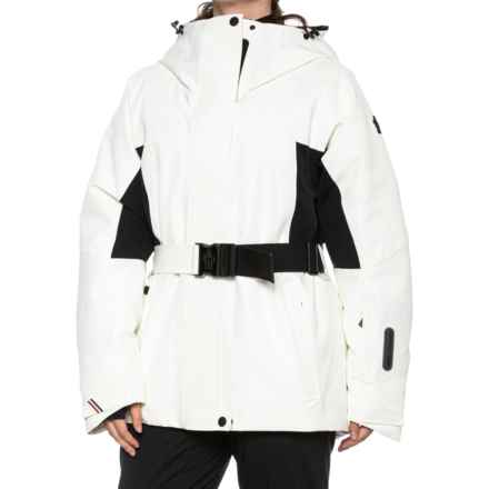 Moncler Grenoble Luxury Down Ski Jacket - Waterproof in Ivory/Black