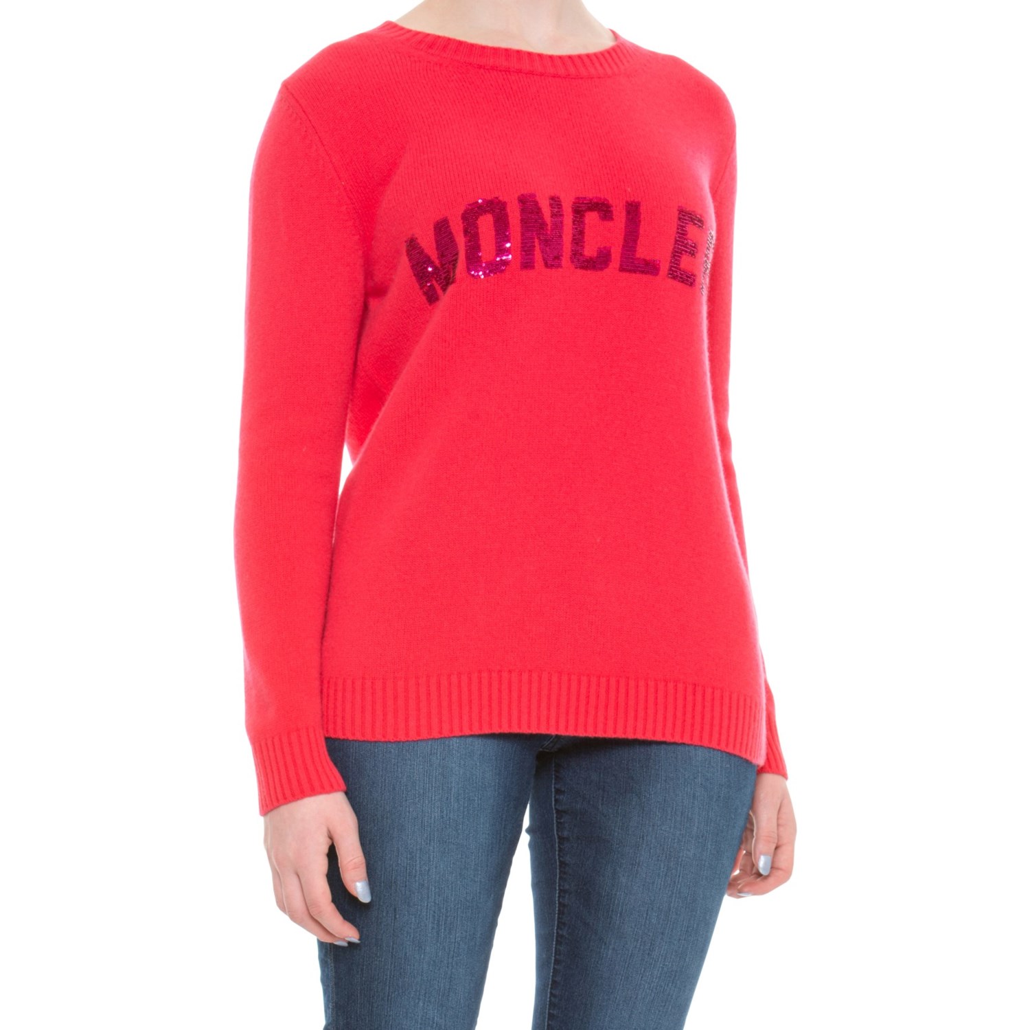 Moncler Sequin Sweater (For Women) - Save 50%