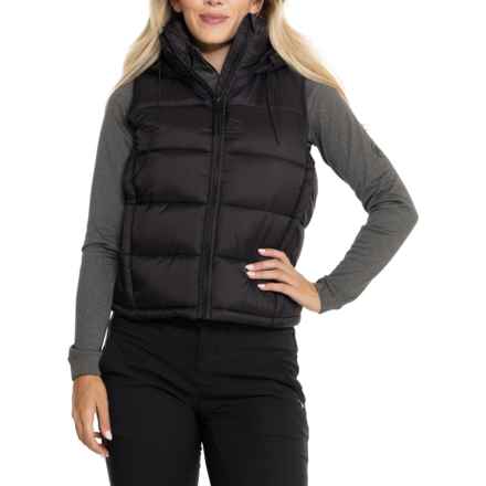 MONDETTA OUTDOOR PROJECT Short Quilted Vest - Insulated in Black