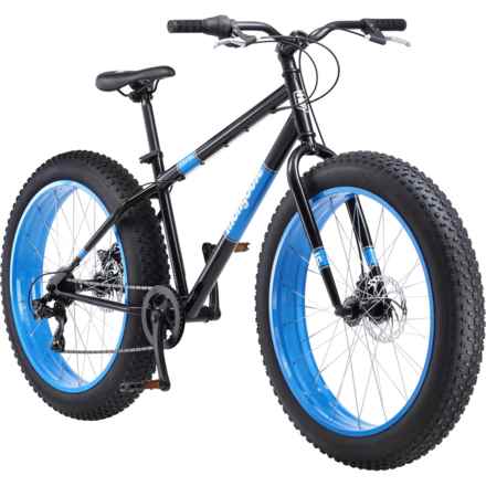 Mongoose Dolomite Fat Tire Mountain Bike - 26” (For Men) in Black