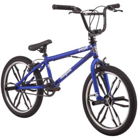 Mongoose Grid Mag Bike - 20” (For Boys) in Blue