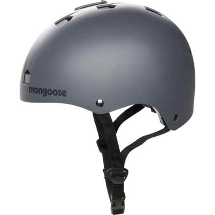 Mongoose Outtake Bike Helmet with Camera Mount (For Boys and Girls) in Grey