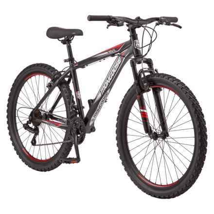 Mongoose Split Rock Mountain Bike - 26” in Black/Blue