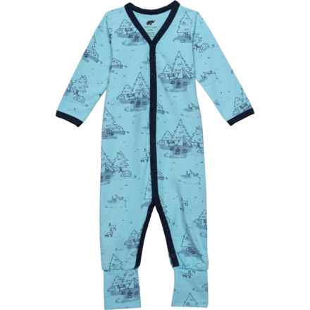 Monica + Andy Infant Boys On-the-Go One-Piece Playsuit - Organic Cotton in Lets Go Camping
