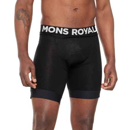 Mons Royale Enduro Air-Con Bike Short Liner - Merino Wool in Black