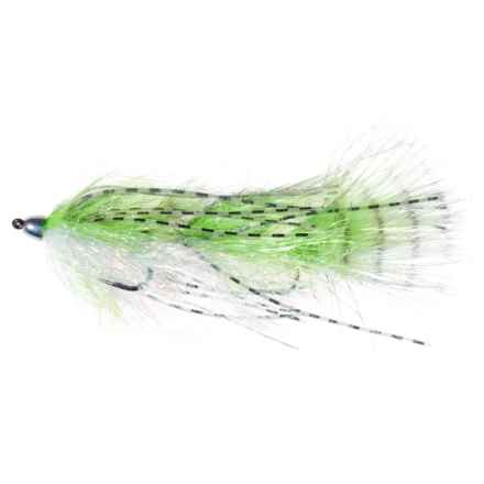 Montana Fly Company Articulated Sparkle Yummy Streamer Fly - Half Dozen in Chartreuse