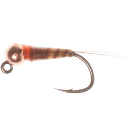 Montana Fly Company Barbless Jig Napoleon Nymph Fly - Dozen in Brown