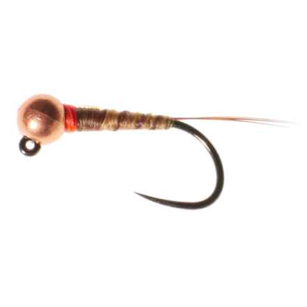 Montana Fly Company Barbless Jig Napoleon Nymph Fly - Dozen in Brown