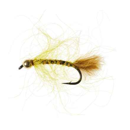 Montana Fly Company Bead Head Mini Leech Streamer Fly - Dozen in Olive