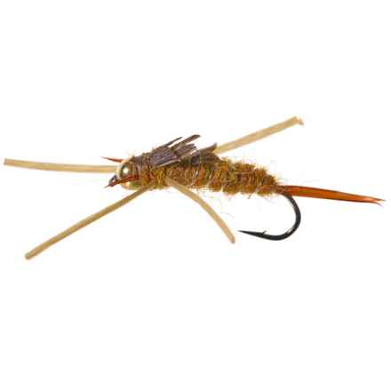 Montana Fly Company Bead Head Rubberlegs Stone Nymph Fly - Dozen in Tan