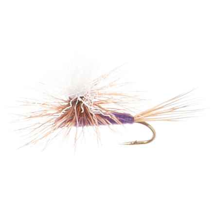 Montana Fly Company Carlson’s Purple Haze (Poly Yarn Post) Dry Fly - Dozen in Purple