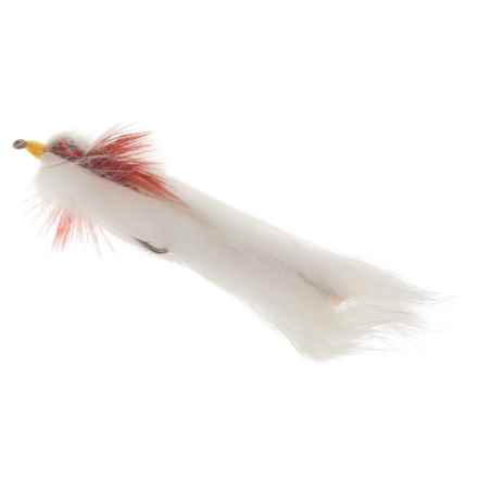 Montana Fly Company Double Bunny Streamer Fly - Dozen in White