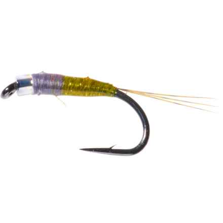 Montana Fly Company Glass Bullet Nymph Fly - Dozen in Olive/Grey