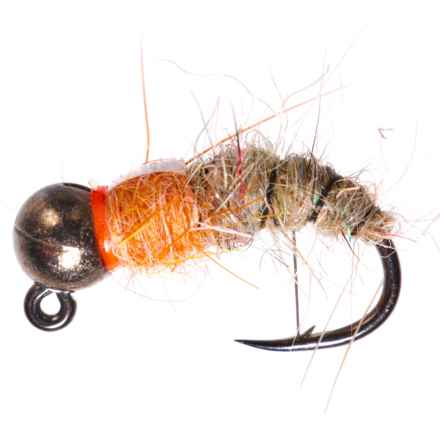 Montana Fly Company Jig Amex Nymph Fly - Dozen in Natural Sherbet